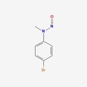 molecular formula C7H7BrN2O B1661692 ANILINE, p-BROMO-N-METHYL-N-NITROSO- CAS No. 937-23-5