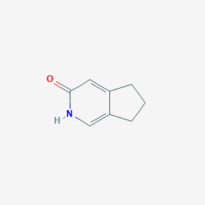 molecular formula C8H9NO B1661696 2,5,6,7-Tetrahydro-3H-cyclopenta[C]pyridin-3-one CAS No. 937202-87-4