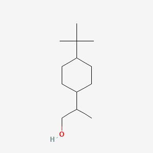 molecular formula C13H26O B1661706 2-(4-tert-Butyl-1-cyclohexyl)propan-1-ol CAS No. 93894-12-3