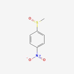 molecular formula C7H7NO3S B1661711 1-(Methylsulfinyl)-4-nitrobenzene CAS No. 940-12-5