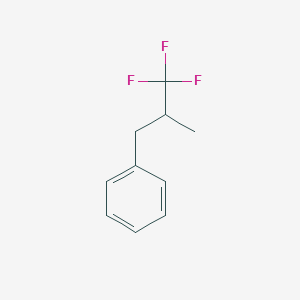 molecular formula C10H11F3 B1661728 (3,3,3-Trifluoro-2-methylpropyl)benzene CAS No. 943-52-2