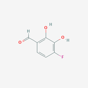 molecular formula C7H5FO3 B1661729 4-Fluoro-2,3-dihydroxybenzaldehyde CAS No. 943126-88-3