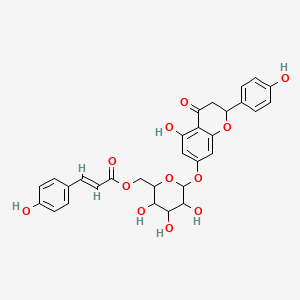 molecular formula C30H28O12 B1661732 6''-p-Coumaroylprunin CAS No. 94392-49-1