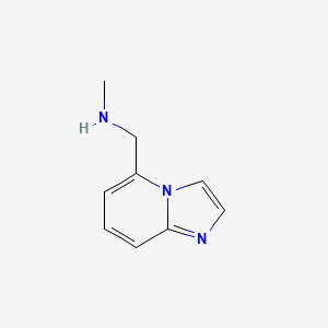 molecular formula C9H11N3 B1661741 (Imidazo[1,2-A]pyridin-5-ylmethyl)(methyl)amine CAS No. 944903-01-9