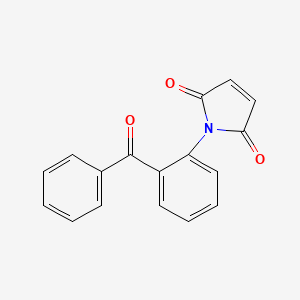 molecular formula C17H11NO3 B1661791 1H-Pyrrole-2,5-dione, 1-(2-benzoylphenyl)- CAS No. 95204-39-0