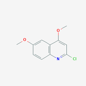 molecular formula C11H10ClNO2 B1661792 2-Chloro-4,6-dimethoxyquinoline CAS No. 952435-01-7