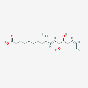 molecular formula C18H32O5 B1661796 Corchorifatty acid F CAS No. 95341-44-9