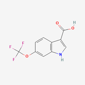 B1661815 6-(Trifluoromethoxy)-1H-indole-3-carboxylic acid CAS No. 959238-96-1