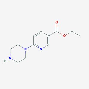 molecular formula C12H17N3O2 B166187 6-(哌嗪-1-基)烟酸乙酯 CAS No. 132521-78-9