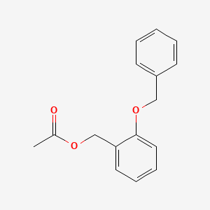 molecular formula C16H16O3 B1661914 2-Benzyloxybenzyl Acetate CAS No. 1073234-31-7