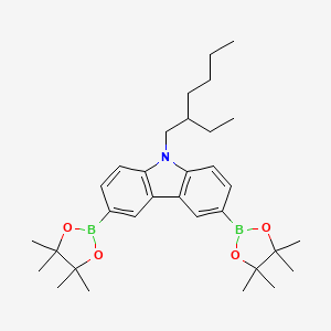 B1661960 9-(2-Ethylhexyl)-3,6-bis(4,4,5,5-tetramethyl-1,3,2-dioxaborolan-2-yl)-9H-carbazole CAS No. 448955-87-1