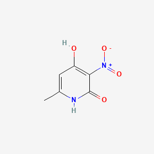molecular formula C6H6N2O4 B1661962 4-羟基-6-甲基-3-硝基-2-吡啶酮 CAS No. 4966-90-9
