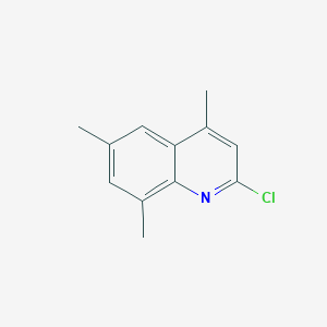 molecular formula C12H12ClN B166197 2-氯-4,6,8-三甲基喹啉 CAS No. 139719-24-7