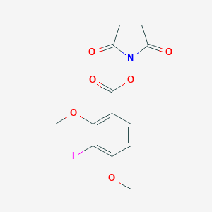 B166201 N-Succinimidyl-2,4-dimethoxy-3-iodobenzoate CAS No. 130168-14-8