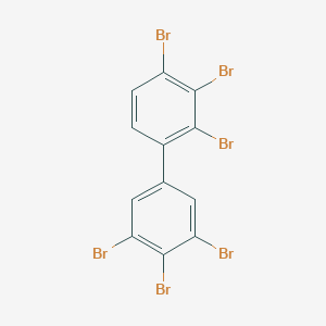 molecular formula C12H4Br6 B166202 2,3,3',4,4',5'-六溴联苯 CAS No. 59536-65-1