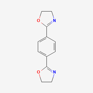 B1662053 Oxazole, 2,2'-(1,4-phenylene)bis[4,5-dihydro- CAS No. 7426-75-7