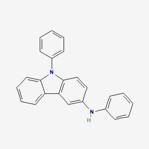 molecular formula C24H18N2 B1662088 N,9-diphenyl-9H-carbazol-3-amine CAS No. 894791-43-6