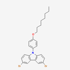 3,6-Dibromo-9-(4-octoxyphenyl)carbazole