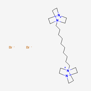 B1662102 1,1'-(Decane-1,10-diyl)bis[4-aza-1-azoniabicyclo[2.2.2]octane] Dibromide CAS No. 94630-53-2
