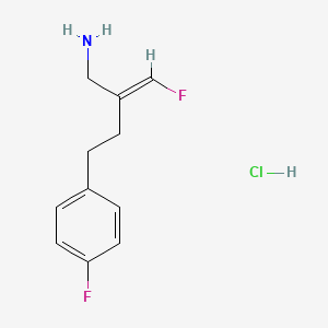 molecular formula C11H14ClF2N B1662143 盐酸莫芬吉林 CAS No. 120635-25-8