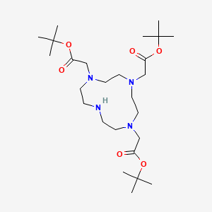 molecular formula C26H50N4O6 B1662151 三叔丁基 1,4,7,10-四氮杂环十二烷-1,4,7-三乙酸酯 CAS No. 122555-91-3