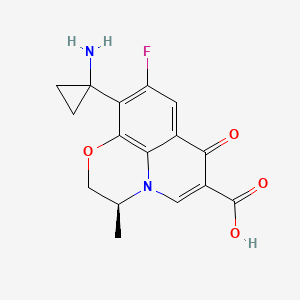molecular formula C16H15FN2O4 B1662166 Pazufloxacin CAS No. 127045-41-4