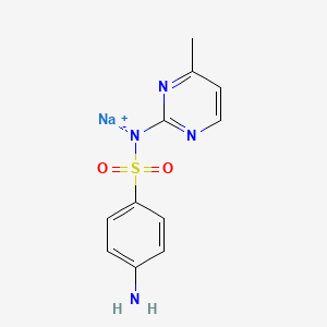 molecular formula C11H12N4NaO2S+ B1662170 Sulfamerazine sodium CAS No. 127-58-2