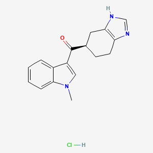 molecular formula C17H18ClN3O B1662180 盐酸拉莫西酮 CAS No. 132907-72-3