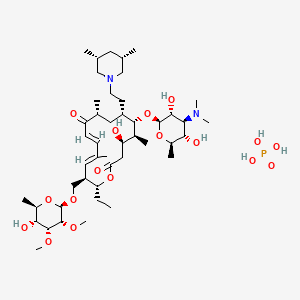 molecular formula C46H83N2O17P B1662194 替米考星磷酸盐 CAS No. 137330-13-3