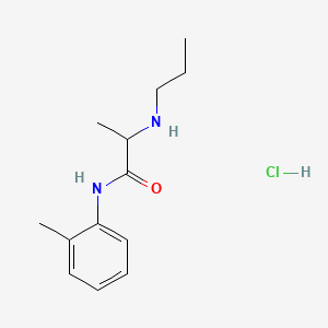 molecular formula C13H21ClN2O B1662218 Prilocaine hydrochloride CAS No. 1786-81-8