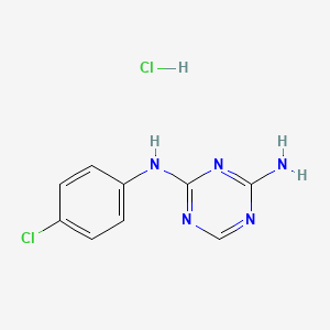 molecular formula C9H9Cl2N5 B1662227 氯氮甲酸盐 CAS No. 2019-25-2
