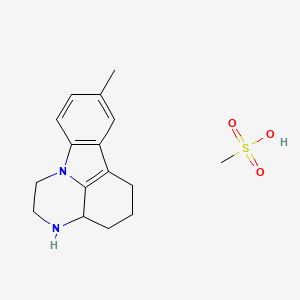 molecular formula C15H18N2.CH3SO3H B1662255 Pirlindole mesylate CAS No. 207572-66-5