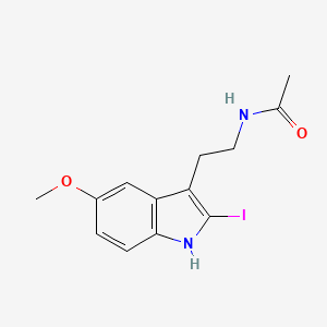molecular formula C13H15IN2O2 B1662258 2-碘褪黑激素 CAS No. 93515-00-5