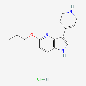 molecular formula C15H20ClN3O B1662273 CP 94253盐酸盐 CAS No. 845861-39-4