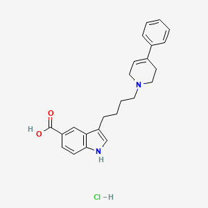 molecular formula C24H27ClN2O2 B1662308 盐酸卡莫昔罗 CAS No. 115092-85-8