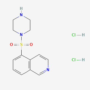 molecular formula C13H17Cl2N3O2S B1662385 5-(哌嗪-1-磺酰基)异喹啉二盐酸盐 CAS No. 210297-47-5