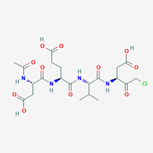 molecular formula C21H31ClN4O11 B1662386 Caspase-3 抑制剂 III CAS No. 285570-60-7
