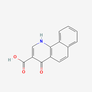 B1662387 4-Hydroxybenzo[h]quinoline-3-carboxylic acid CAS No. 51726-83-1