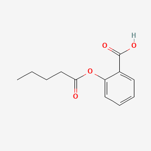 molecular formula C12H14O4 B1662393 水杨酸，戊酸酯 CAS No. 64206-54-8
