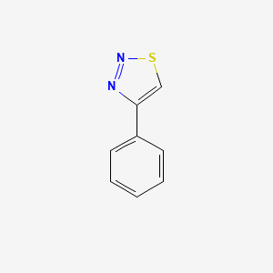 molecular formula C8H6N2S B1662399 4-苯基-1,2,3-噻二唑 CAS No. 25445-77-6