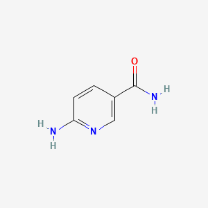 molecular formula C6H7N3O B1662401 6-Aminonicotinamide CAS No. 329-89-5