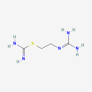 molecular formula C4H13Br2N5S B1662428 2-(Diaminomethylideneamino)ethylsulfanylmethanimidamide CAS No. 98021-17-1