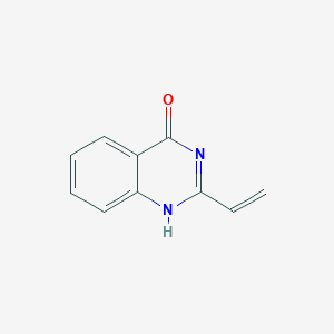 molecular formula C10H8N2O B1662436 2-乙烯基-4-喹唑啉醇 CAS No. 91634-12-7