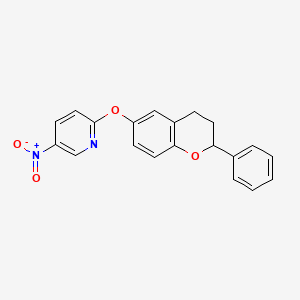 molecular formula C20H16N2O4 B1662443 5-硝基-2-(2-苯基色满-6-基)氧基吡啶 CAS No. 488847-28-5