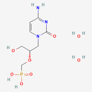 molecular formula C8H18N3O8P B1662466 西多福韦二水合物 CAS No. 149394-66-1
