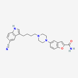 molecular formula C26H28ClN5O2 B1662482 维拉唑酮 CAS No. 163521-12-8