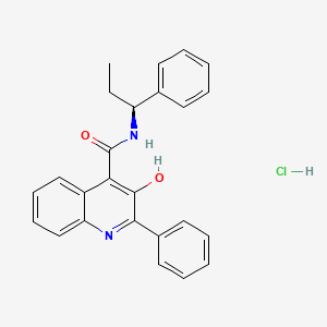 molecular formula C25H23ClN2O2 B1662508 盐酸塔尼坦 CAS No. 204519-66-4