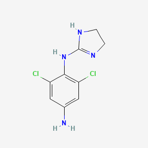 molecular formula C9H11Cl3N4 B1662514 アプラクロニジン CAS No. 66711-21-5