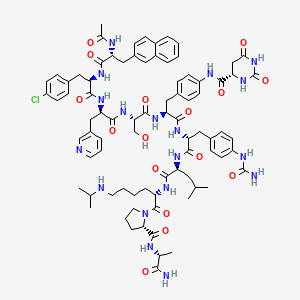 molecular formula C82H103ClN18O16 B1662521 地加瑞克 CAS No. 214766-78-6
