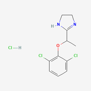 molecular formula C11H13Cl3N2O B1662522 盐酸洛福西丁 CAS No. 21498-08-8